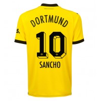 Camiseta Borussia Dortmund Jadon Sancho #10 Primera Equipación Replica 2023-24 mangas cortas